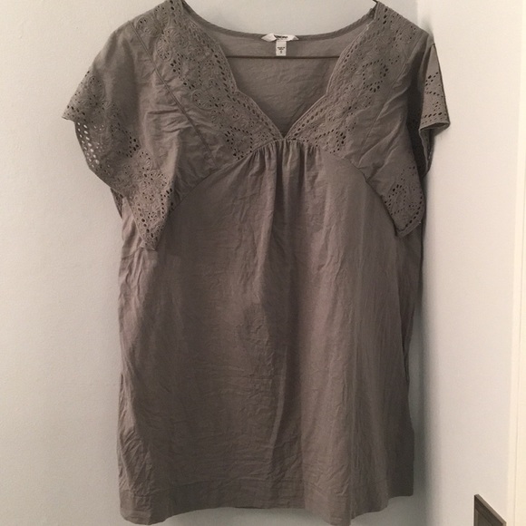 Grey Lace shoulder eyelit Sonoma - Picture 2 of 5